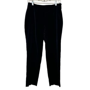 Piazza Sempione Black Velvet Audrey Pants Size 44